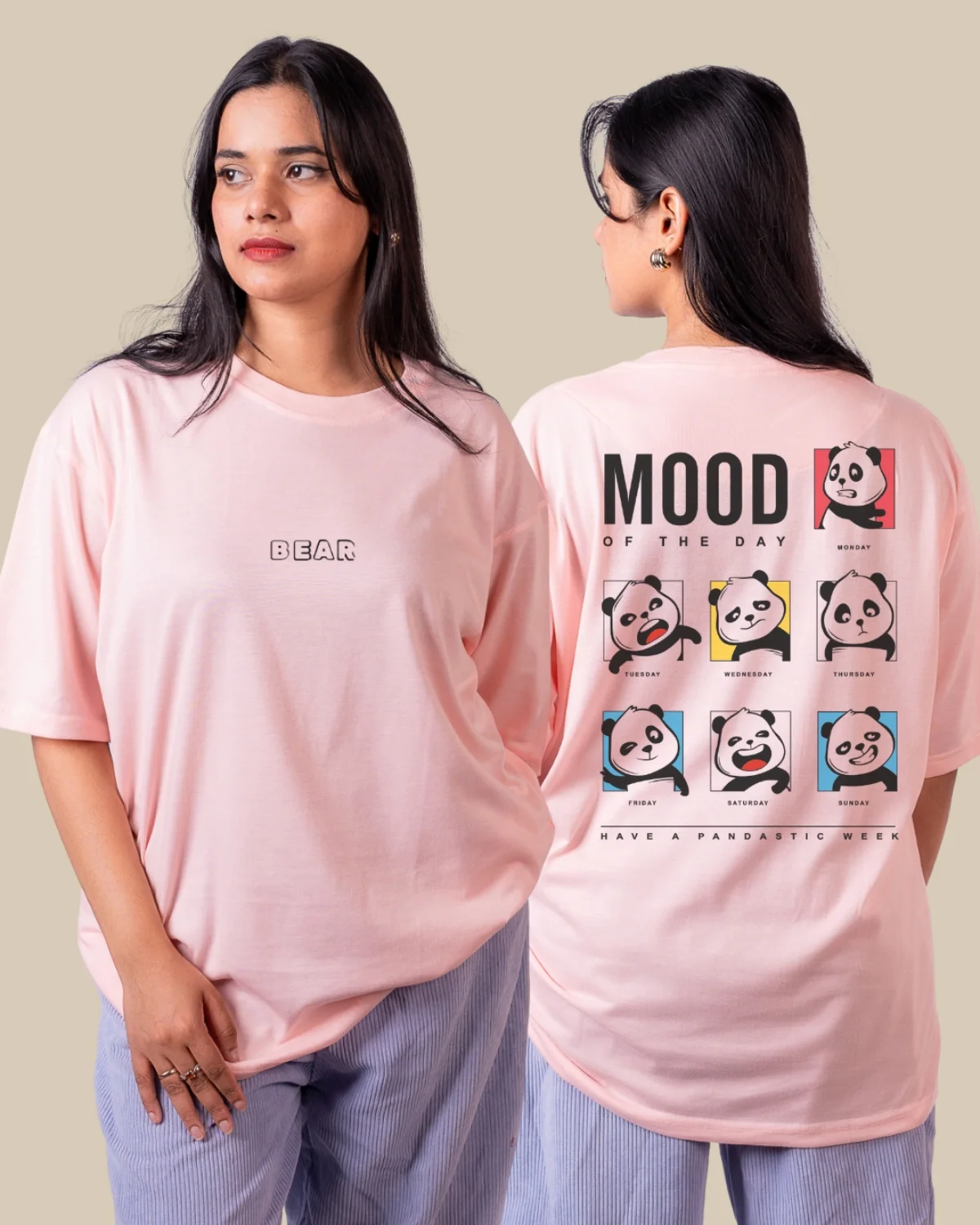 Panda Oversize Tshirt