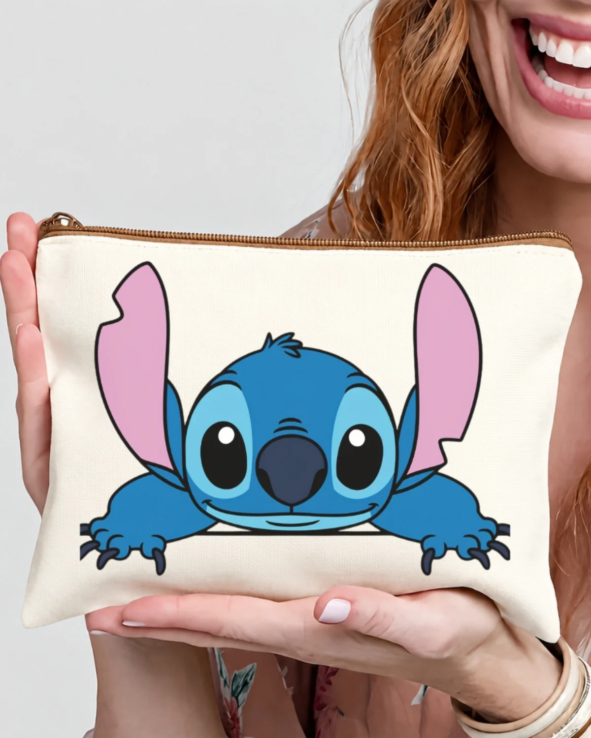 Cotton Canvas Zipper Pouch