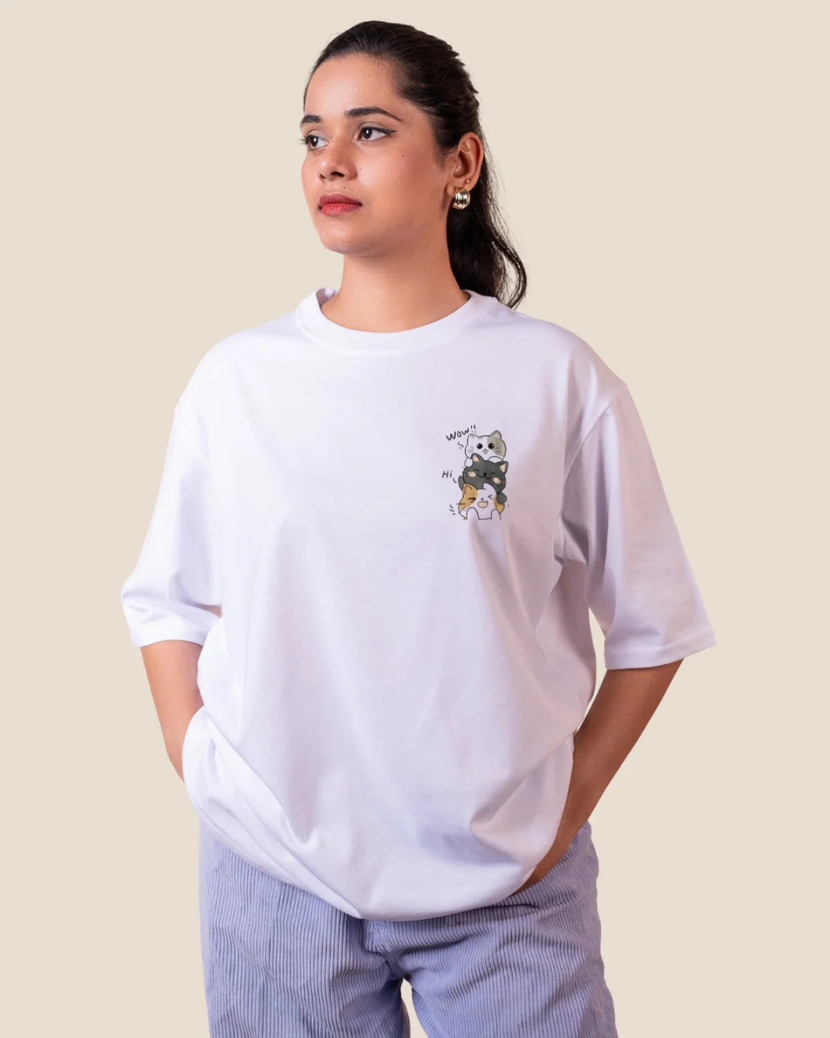 Cat Oversize Tshirt